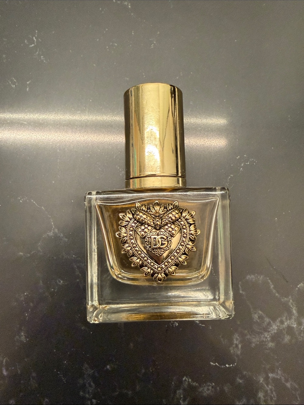 Dolce & Gabbana Gold Decorative Perfume Bottle